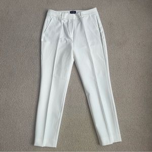 White House Black Market classic Slim Ankle Comfort Stretch pant Winter White